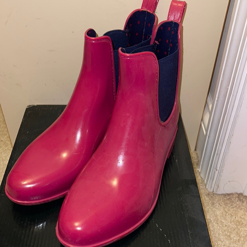 Ralph Lauren Tally pink and blue rubber boots